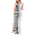 Traditional Polynesian Art Tattoos Tank Maxi Dress White Color - Polynesian Pride