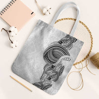 Traditional Polynesian Art Tattoos Tote Bag White Color - Polynesian Pride