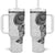 Traditional Polynesian Art Tattoos Tumbler With Handle White Color - Polynesian Pride