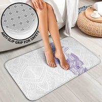 Traditional Polynesian Art Tattoos Bathroom Set Purple Color - Polynesian Pride