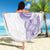 Traditional Polynesian Art Tattoos Beach Blanket Purple Color - Polynesian Pride
