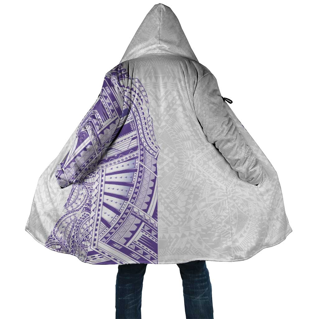 Traditional Polynesian Art Tattoos Cloak Purple Color - Polynesian Pride