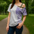 Traditional Polynesian Art Tattoos Cross Shoulder Shirt Purple Color - Polynesian Pride