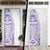 Traditional Polynesian Art Tattoos Door Cover Purple Color - Polynesian Pride