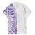 Traditional Polynesian Art Tattoos Family Matching Mermaid Dress and Hawaiian Shirt Purple Color - Polynesian Pride
