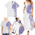 Traditional Polynesian Art Tattoos Family Matching Summer Maxi Dress and Hawaiian Shirt Purple Color - Polynesian Pride