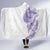 Traditional Polynesian Art Tattoos Hooded Blanket Purple Color - Polynesian Pride