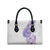 Traditional Polynesian Art Tattoos Leather Bag Purple Color - Polynesian Pride