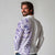 Traditional Polynesian Art Tattoos Long Sleeve Polo Shirt Purple Color - Polynesian Pride