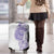 Traditional Polynesian Art Tattoos Luggage Cover Purple Color - Polynesian Pride