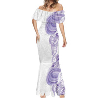Traditional Polynesian Art Tattoos Mermaid Dress Purple Color - Polynesian Pride