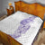 Traditional Polynesian Art Tattoos Quilt Purple Color - Polynesian Pride