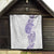 Traditional Polynesian Art Tattoos Quilt Purple Color - Polynesian Pride