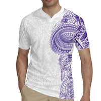 Traditional Polynesian Art Tattoos Rugby Jersey Purple Color - Polynesian Pride