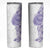 Traditional Polynesian Art Tattoos Skinny Tumbler Purple Color - Polynesian Pride