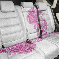 Traditional Polynesian Art Tattoos Back Car Seat Cover Pink Color - Polynesian Pride