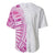 Traditional Polynesian Art Tattoos Baseball Jersey Pink Color - Polynesian Pride
