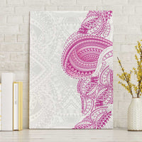 Traditional Polynesian Art Tattoos Canvas Wall Art Pink Color - Polynesian Pride