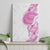 Traditional Polynesian Art Tattoos Canvas Wall Art Pink Color - Polynesian Pride