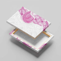 Traditional Polynesian Art Tattoos Canvas Wall Art Pink Color - Polynesian Pride