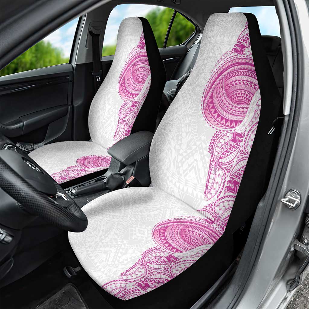 Traditional Polynesian Art Tattoos Car Seat Cover Pink Color - Polynesian Pride