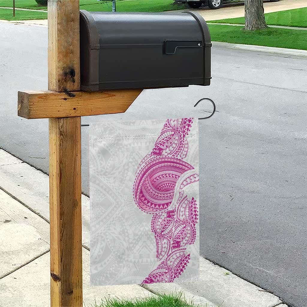 Traditional Polynesian Art Tattoos Garden Flag Pink Color - Polynesian Pride