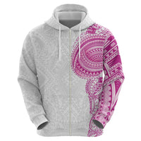 Traditional Polynesian Art Tattoos Hoodie Pink Color - Polynesian Pride