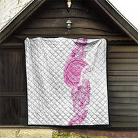 Traditional Polynesian Art Tattoos Quilt Pink Color - Polynesian Pride