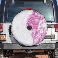 Traditional Polynesian Art Tattoos Spare Tire Cover Pink Color - Polynesian Pride
