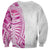 Traditional Polynesian Art Tattoos Sweatshirt Pink Color - Polynesian Pride