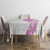 Traditional Polynesian Art Tattoos Tablecloth Pink Color - Polynesian Pride