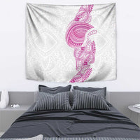 Traditional Polynesian Art Tattoos Tapestry Pink Color - Polynesian Pride