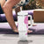 Traditional Polynesian Art Tattoos Tumbler With Handle Pink Color - Polynesian Pride