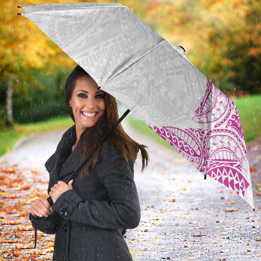 Traditional Polynesian Art Tattoos Umbrella Pink Color - Polynesian Pride