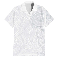 Lotu Tamaiti Family Matching Off The Shoulder Long Sleeve Dress and Hawaiian Shirt Traditional Samoan Art Tattoos - Polynesian Pride