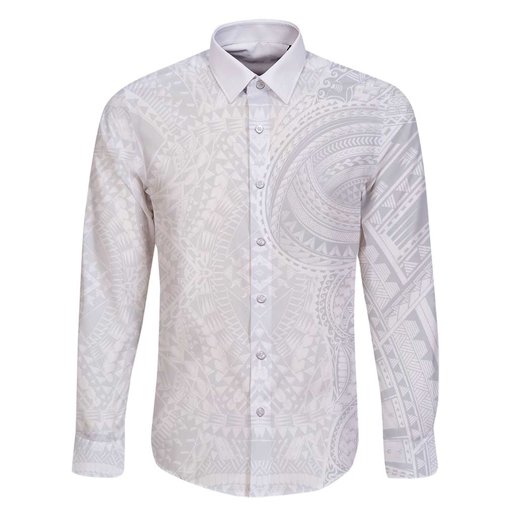 Lotu Tamaiti Family Matching Off Shoulder Maxi Dress and Hawaiian Shirt Traditional Samoan Art Tattoos - Polynesian Pride