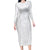 Lotu Tamaiti Long Sleeve Bodycon Dress Traditional Samoan Art Tattoos - Polynesian Pride