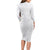 Lotu Tamaiti Long Sleeve Bodycon Dress Traditional Samoan Art Tattoos - Polynesian Pride