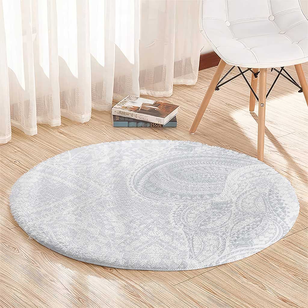 Lotu Tamaiti Round Carpet Traditional Samoan Art Tattoos - Polynesian Pride