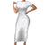 Lotu Tamaiti Short Sleeve Bodycon Dress Traditional Samoan Art Tattoos - Polynesian Pride