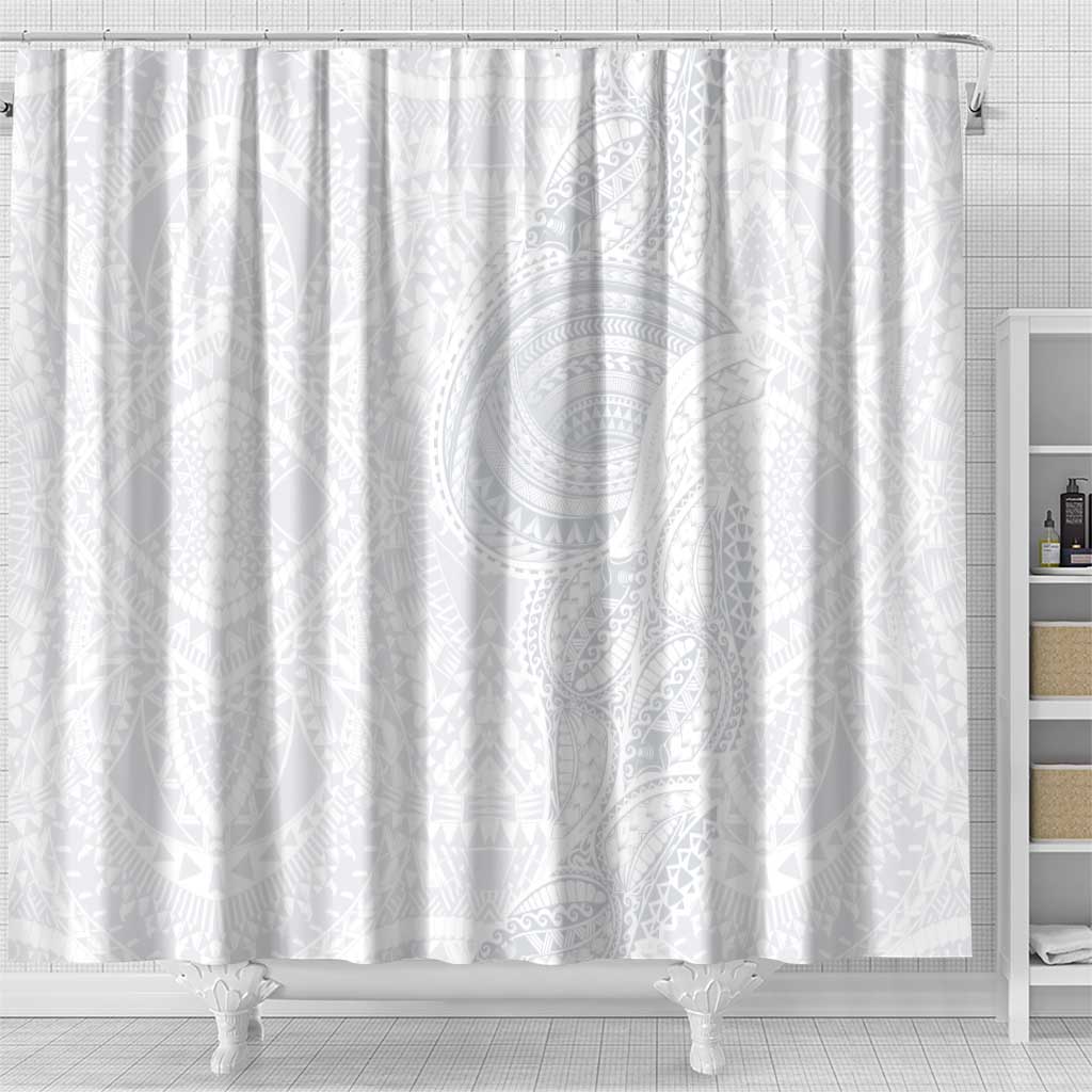 Lotu Tamaiti Shower Curtain Traditional Samoan Art Tattoos - Polynesian Pride