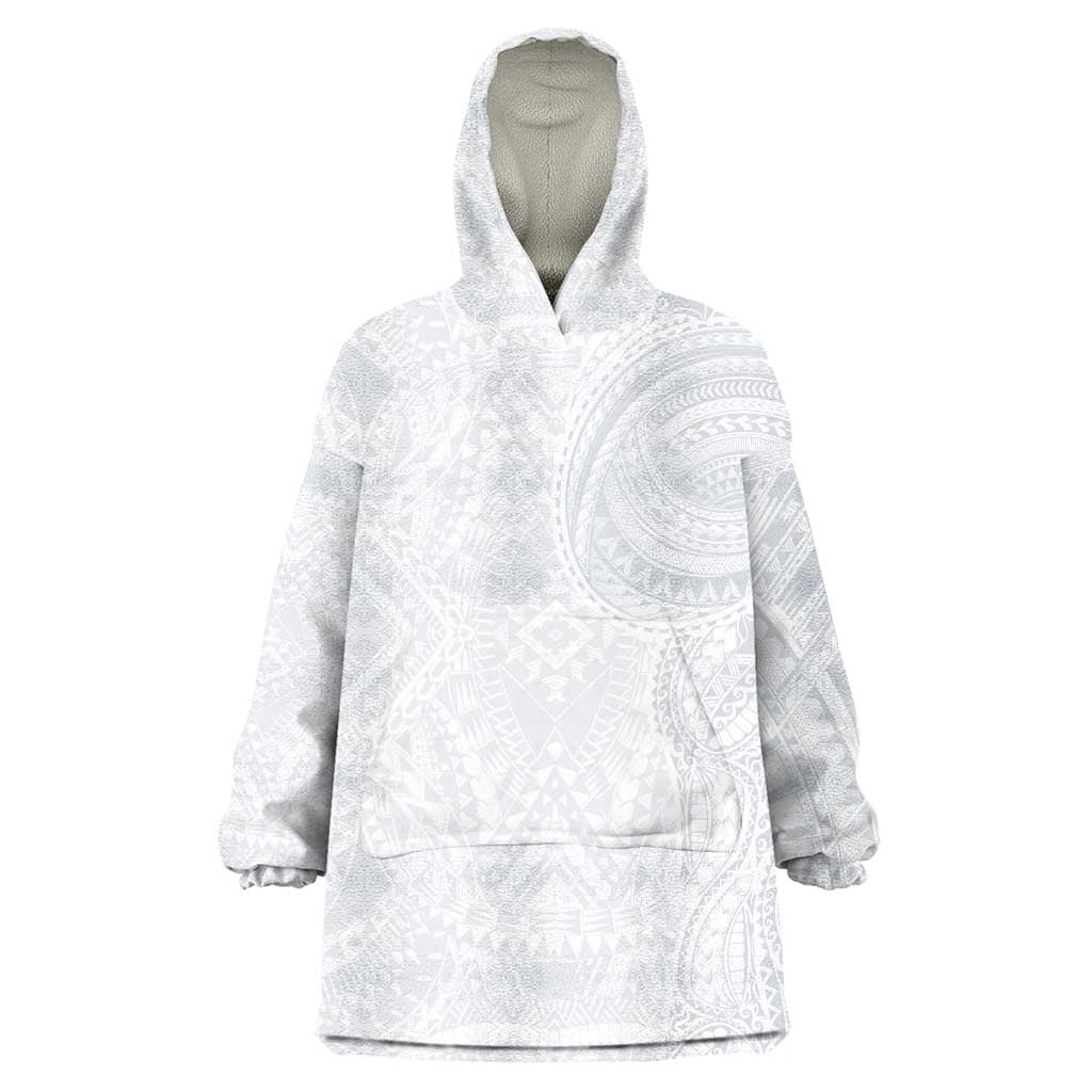 Lotu Tamaiti Wearable Blanket Hoodie Traditional Samoan Art Tattoos - Polynesian Pride