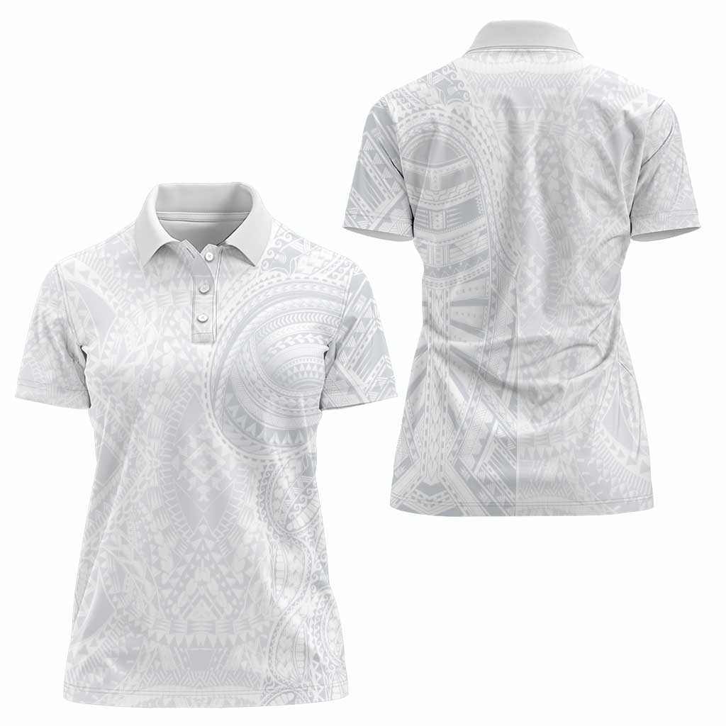 Lotu Tamaiti Women Polo Shirt Traditional Samoan Art Tattoos - Polynesian Pride