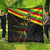 Kanaka Maoli Running Quilt Kakau Pattern with Kanaka Maoli Flag Color