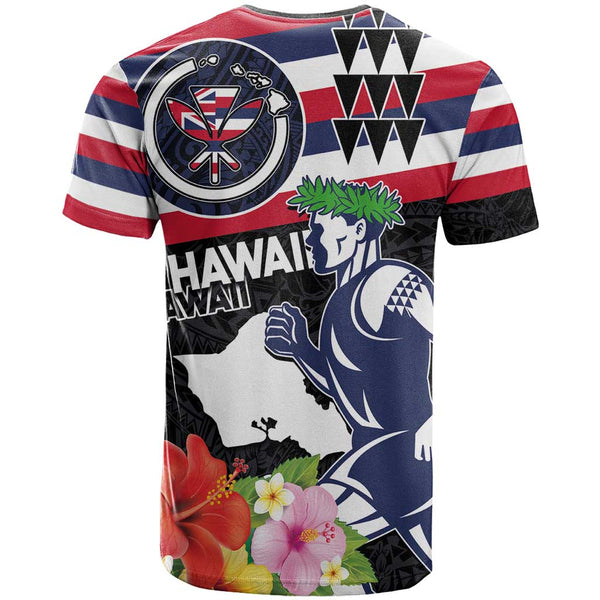 Hawaii Waialua Bulldogs High Mix Kakau T Shirt LT6 main image 0