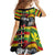 Kanaka Maoli Ikaika Warrior Family Matching Puletasi and Hawaiian Shirt Hibiscus Kakau Art and Tapa Tribal Pattern
