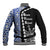 Fiji Queen Victoria School Baseball Jacket Tapa and Polynesian Tribal Pattern Half Style LT03 - Polynesian Pride