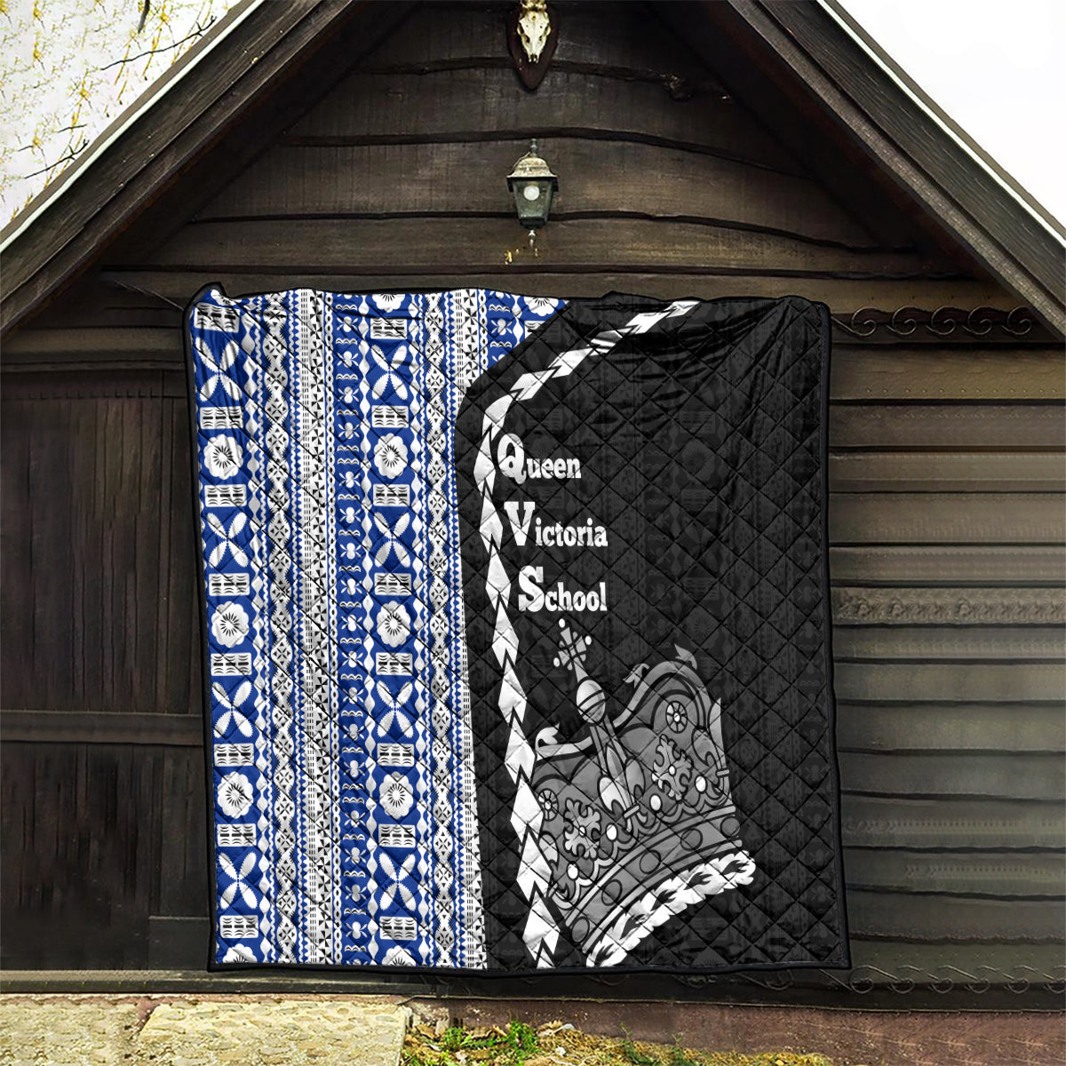 Fiji Queen Victoria School Quilt Tapa and Polynesian Tribal Pattern Half Style LT03 - Polynesian Pride