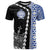 Fiji Queen Victoria School T Shirt Tapa and Polynesian Tribal Pattern Half Style LT03 Black - Polynesian Pride