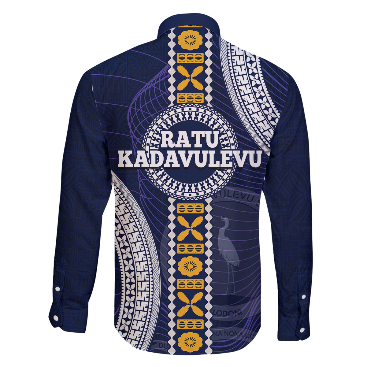 Fiji Ratu Kadavulevu School Family Matching Long Sleeve Bodycon Dress and Hawaiian Shirt Tapa and Polynesian Tribal Pattern LT03 - Polynesian Pride